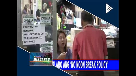 csc batangas|No Noon Break Policy.